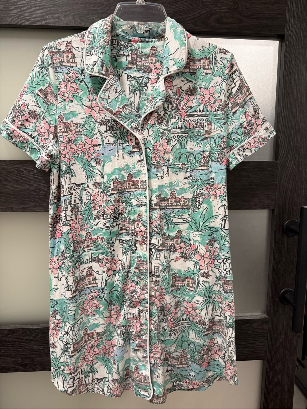The Royal Standard Maya Resort Sleep Shirt Dress L